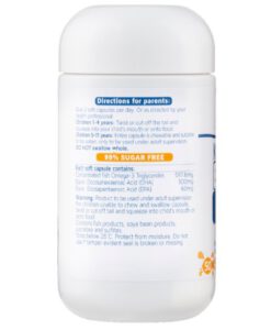 Viên nhai Nature's Way Kids Smart Bursts DHA 300mg Triple Strength cho trẻ em từ 1 tuổi, 50 viên