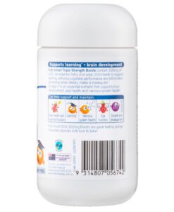 Viên nhai Nature's Way Kids Smart Bursts DHA 300mg Triple Strength cho trẻ em từ 1 tuổi, 50 viên