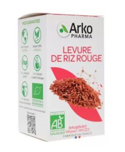 Viên uống ArkoPharma Levure De Riz Rouge giảm cholesteron, mỡ máu, 120 viên