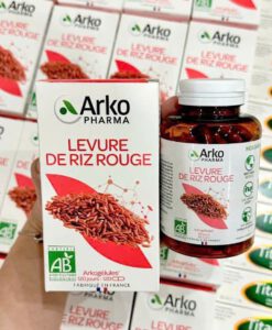 Viên uống ArkoPharma Levure De Riz Rouge giảm cholesteron, mỡ máu, 120 viên