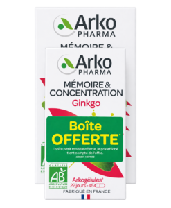 Viên uống bổ não ArkoPharma Ginkgo Memoire & Concentration, 150+45 viên