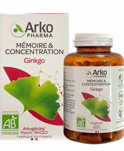 Viên uống bổ não ArkoPharma Ginkgo Memoire & Concentration, 150+45 viên
