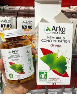Viên uống bổ não ArkoPharma Ginkgo Memoire & Concentration, 150+45 viên