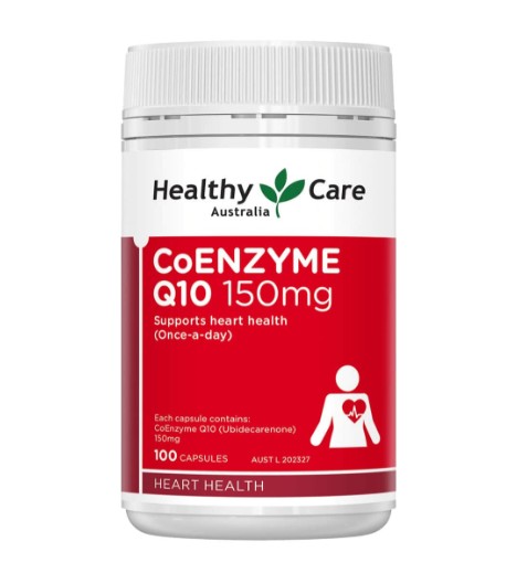Viên uống bổ tim mạch Healthy Care CoEnzyme Qa10 150mg, 100 viên Viên uống bổ tim mạch Healthy Care CoEnzyme Qa10 150mg, 100 viên