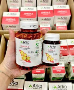 Viên uống dầu cá Arkopharma Omega-3 Arkogélules, 180+60 viên