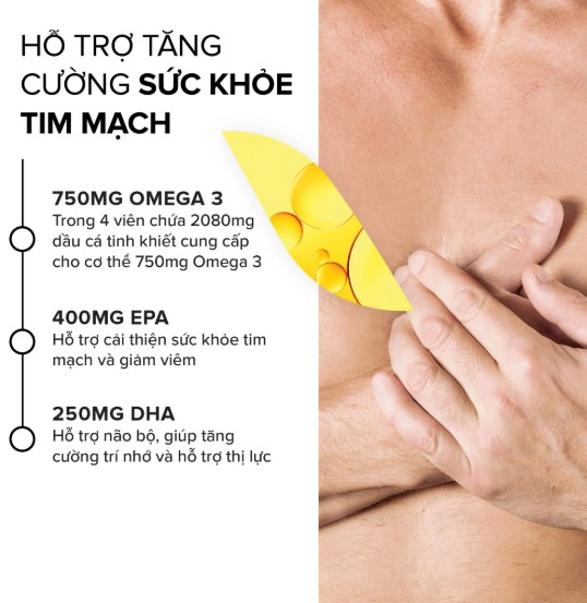Viên uống dầu cá Arkopharma Omega-3 Arkogélules, 180+60 viên Viên uống dầu cá Arkopharma Omega-3 Arkogélules, 180+60 viên