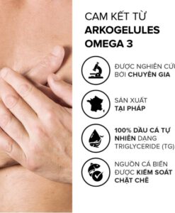 Viên uống dầu cá Arkopharma Omega-3 Arkogélules, 180+60 viên