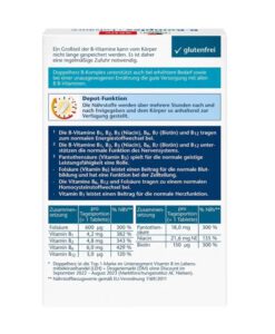 Viên uống Doppelherz B-Komplex + Folsäure Depot bổ sung vitamin nhóm B và Axit Folic, 45 viên