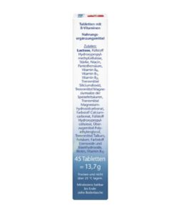 Viên uống Doppelherz B-Komplex + Folsäure Depot bổ sung vitamin nhóm B và Axit Folic, 45 viên