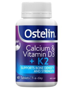 Viên uống Ostelin Calcium & Vitamin D3 + K2 bổ sung canxi và vitamin D3 K2, 60 viên