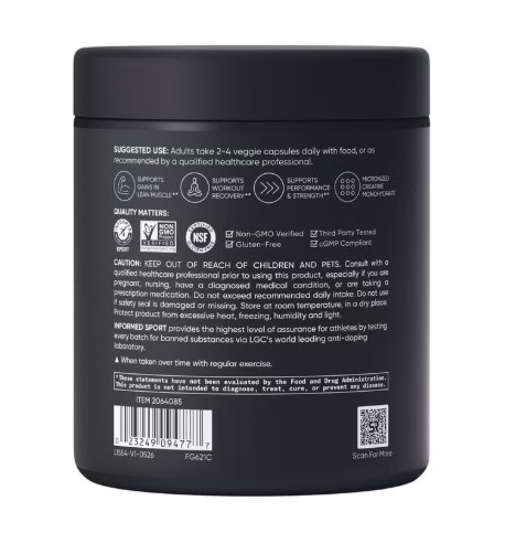 Viên uống Sports Research Creatine Monohydrate 5 grams hỗ trợ tăng cơ, 240 viên Viên uống Sports Research Creatine Monohydrate 5 grams hỗ trợ tăng cơ, 240 viên