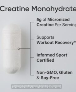 Viên uống Sports Research Creatine Monohydrate 5 grams hỗ trợ tăng cơ, 240 viên