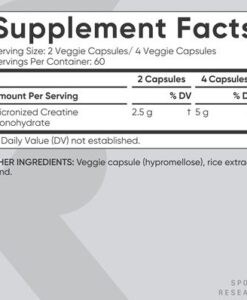 Viên uống Sports Research Creatine Monohydrate 5 grams hỗ trợ tăng cơ, 240 viên