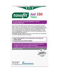 Viên uống taxofit Jod 150 + Selen Depot hỗ trợ tuyến giáp, 60 viên