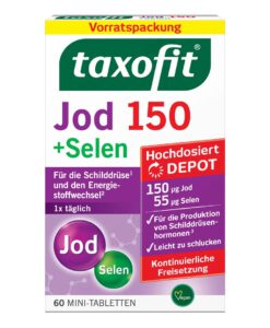 Viên uống taxofit Jod 150 + Selen Depot hỗ trợ tuyến giáp, 60 viên