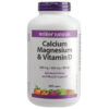 Viên uống Webber Naturals Calcium, Magnesium + Vitamin D, 250 viên {Úc}