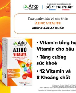Vitamin tổng hợp Arkopharma Azinc Vitalité, 150 viên