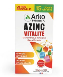Vitamin tổng hợp Arkopharma Azinc Vitalité, 150 viên