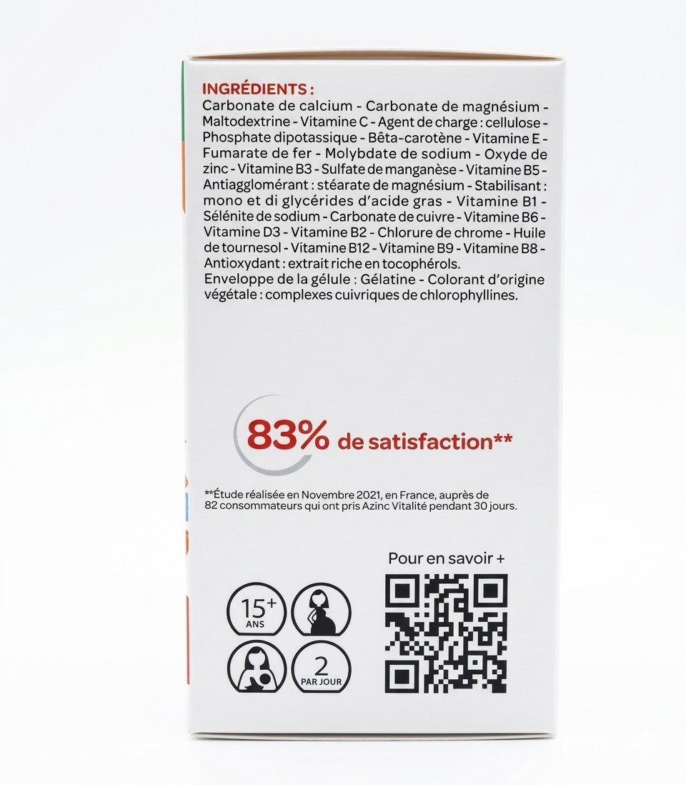 Vitamin tổng hợp Arkopharma Azinc Vitalité, 150 viên Vitamin tổng hợp Arkopharma Azinc Vitalité, 150 viên