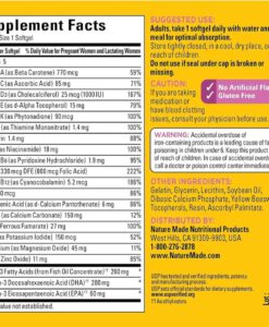Vitamin tổng hợp cho bà bầu Nature Made Prenatal Multivitamin Folic Acid + DHA, 150 viên