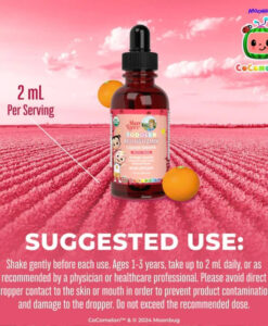 Vitamin tổng hợp MaryRuth's Toddler Multivitamin Liquid Drops With Iron cho trẻ từ 1-3 tuổi, 30ml