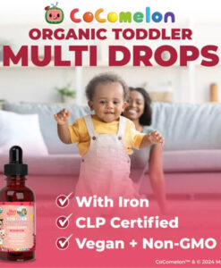 Vitamin tổng hợp MaryRuth's Toddler Multivitamin Liquid Drops With Iron cho trẻ từ 1-3 tuổi, 30ml