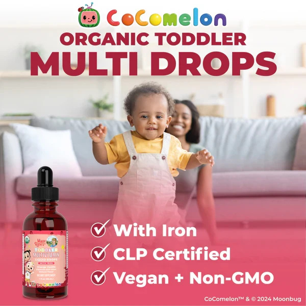 Vitamin tổng hợp MaryRuth's Toddler Multivitamin Liquid Drops With Iron cho trẻ từ 1-3 tuổi, 30ml Vitamin tổng hợp MaryRuth's Toddler Multivitamin Liquid Drops With Iron cho trẻ từ 1-3 tuổi, 30ml