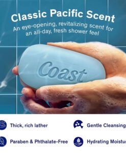 Xà phòng Coast Classic Scent Refreshing Deodorant Soap, set 8 bánh x 113g