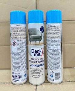 Xịt vệ sinh ghế sofa nỉ, thảm sàn Denkmit Teppich & Polsterreiniger mit Aktivschaum, 600ml
