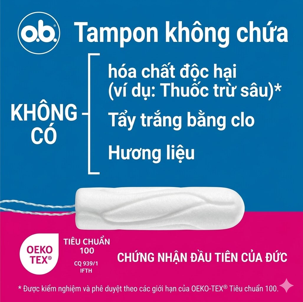 Băng vệ sinh Tampon o.b. Original Ultra, 32 chiếc Băng vệ sinh Tampon o.b. Original Ultra, 32 chiếc