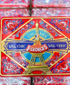 Bánh quy kẹp kem socola và vani St Georges Val Chic & Val Choc, 600g {Đỏ}