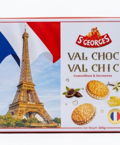 Bánh quy kẹp kem socola và vani St Georges Val Chic & Val Choc, 600g {Trắng}