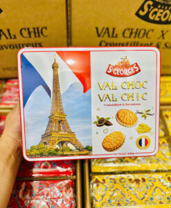 Bánh quy kẹp kem socola và vani St Georges Val Chic & Val Choc, 600g {Trắng}