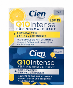 Bộ kem dưỡng ngày đêm Cien Q10 Intense chống lão hóa, giảm nếp nhăn, 2x50ml {Đức}