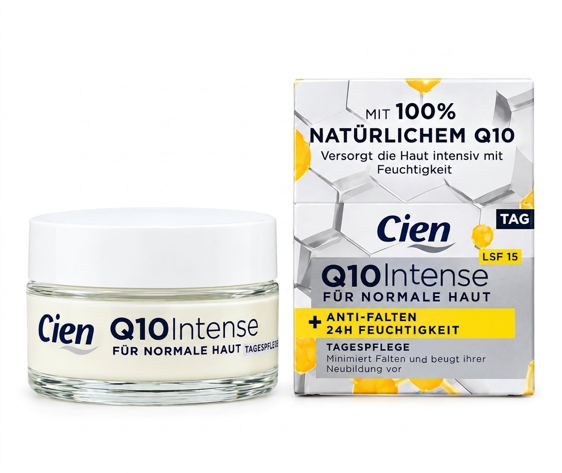 Bộ kem dưỡng ngày đêm Cien Q10 Intense chống lão hóa, giảm nếp nhăn, 2x50ml {Đức} Bộ kem dưỡng ngày đêm Cien Q10 Intense chống lão hóa, giảm nếp nhăn, 2x50ml {Đức}