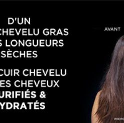 Cặp gội xả Garnier Ultra Doux Charbon Magnétique & Huile de Fleur de Nigelle cho tóc dầu, 250+200ml