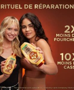 Cặp gội xả Garnier Ultra Doux Trésors de Miel phục hồi tóc hư tổn, gãy rụng, 250+200ml