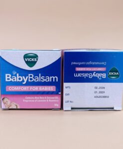 Dầu bôi ấm ngực VICKS Baby Balsam Comfort For Babies, 50g