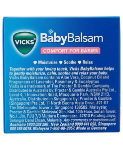 Dầu bôi ấm ngực VICKS Baby Balsam Comfort For Babies, 50g