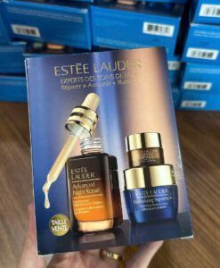 Giftset 3 món dưỡng da Estee Lauder Nighttime Experts Repair + Bounce + Brighten, 1 set