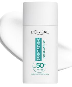 Kem chống nắng Loreal Bright Reveal Fluide Anti-UV LSF 50+ Niacinamide làm sáng da, mờ thâm nám, 50ml
