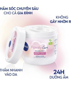Kem dưỡng ẩm Nivea Family Care Sensible Haut, 400ml