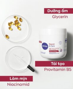 Kem dưỡng ẩm Nivea Repair & Care Intensive, 400ml