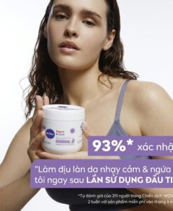 Kem dưỡng ẩm Nivea Repair & Care Sensible cho da khô và nhạy cảm, 400ml