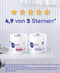 Kem dưỡng ẩm Nivea Repair & Care Sensible cho da khô và nhạy cảm, 400ml
