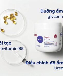 Kem dưỡng ẩm Nivea Repair & Care UREA cho da rất khô, 400ml