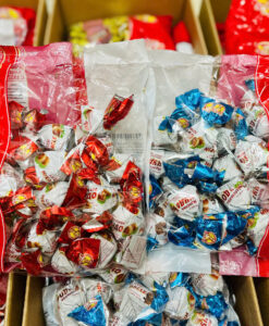 Kẹo Chudo Đỏ Nga Malenkoye Socola nhân kem sữa hạt phỉ, 500g