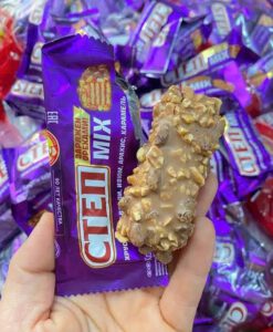 Kẹo Cten Tím Nga socola nhân caramen hạnh nhân, 500g