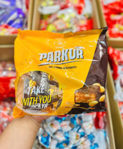 Kẹo Parkur Vàng Nga socola nhân caramen đậu phộng, 500g