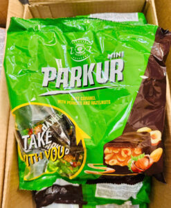 Kẹo Parkur Xanh Nga socola nhân caramen hạt phỉ, 500g